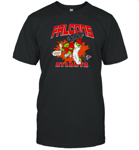 Atlanta Falcons Ninja Turtles Raphael defense dudes T-Shirt