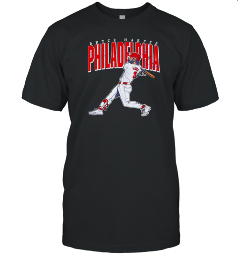 Bryce Harper Philadelphia Phillies big time action pose T-Shirt