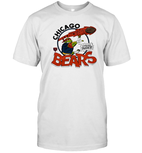 Chicago Bears Ninja Turtles Michelangelo T-Shirt