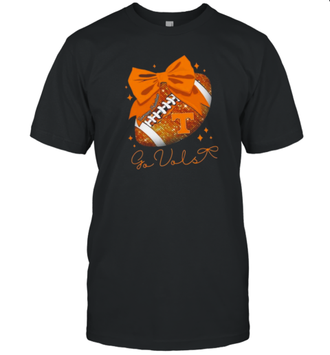 Go Tennessee Volunteers Football Bow Girl T-Shirt