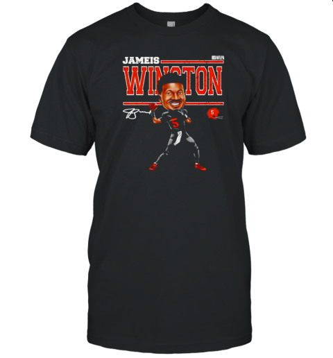 Jameis Winston Cleveland Browns caricature quarterback T-Shirt