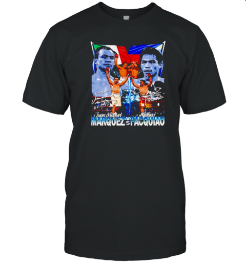 Juan Manuel Marquez Vs Manny Pacquiao Signatures T-Shirt