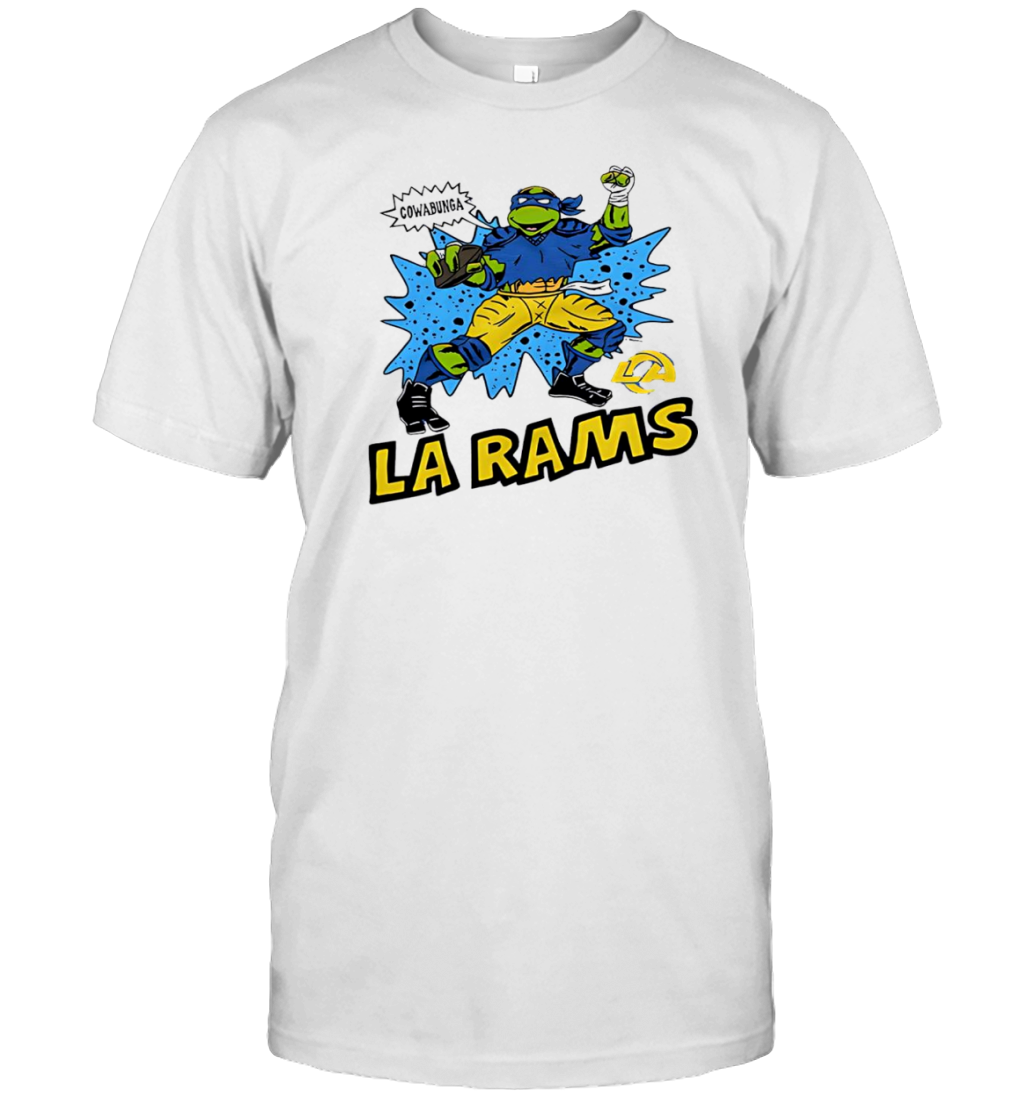 Los Angeles Rams Ninja Turtles Leonardo T-Shirt