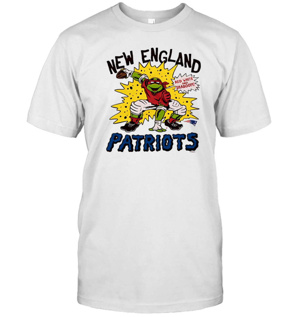 New England Patriots Ninja Turtles Raphael T-Shirt