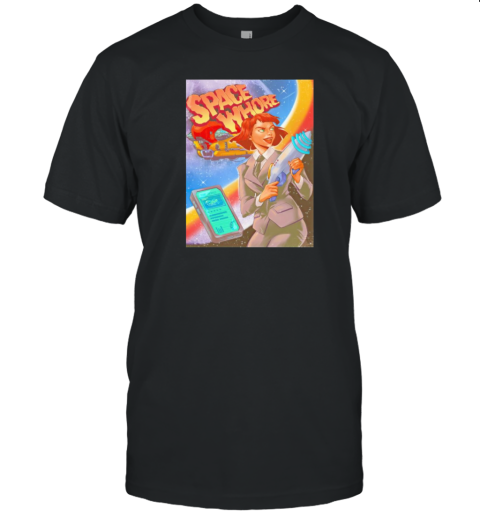 Space Whore Cartoon T-Shirt