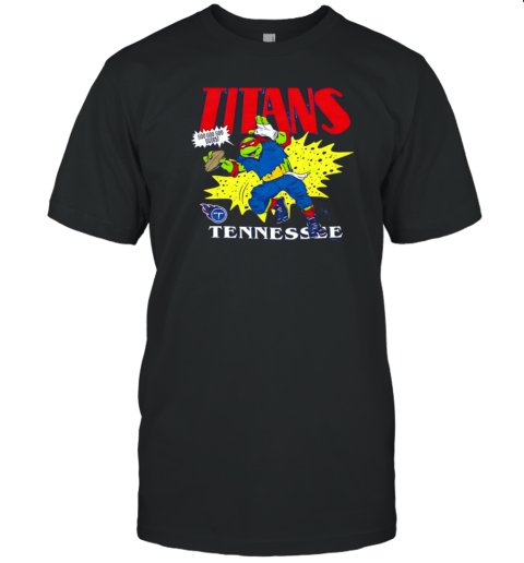 Tennessee Titans Ninja Turtles Raphael T-Shirt