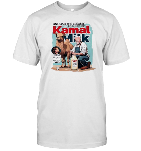 Unleash The Creamy Power Of Kamala Milk Biden T-Shirt