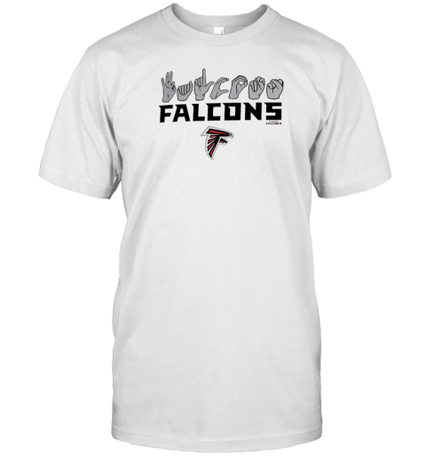 Atlanta Falcons Sign Language Hands T-Shirt