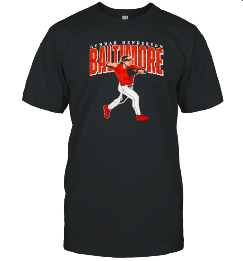 Gunnar Henderson Baltimore Orioles Big Time T-Shirt