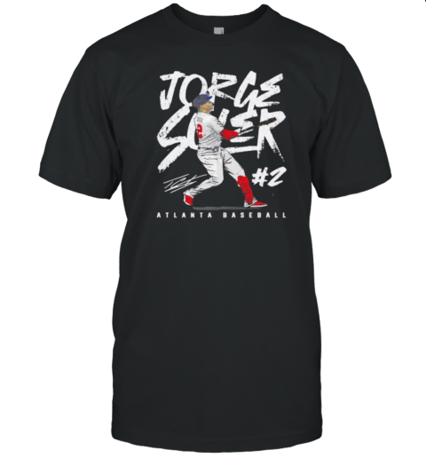 Jorge Soler Atlanta Braves Baseball Signature T-Shirt