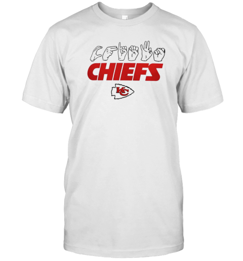 Kansas City Chiefs Sign Language Hands T-Shirt