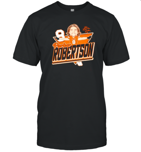 Parker Robertson Oklahoma State Cowboys Safety Signature T-Shirt