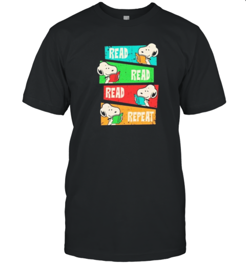 Read Read Read Repeat Snoopy T-Shirt