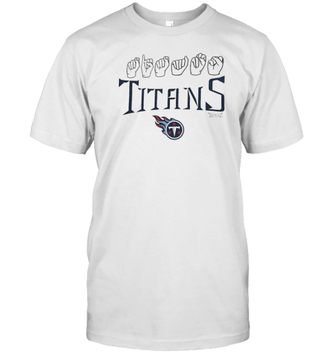 Tennessee Titans Sign Language Hands T- Classic Men's T-shirt