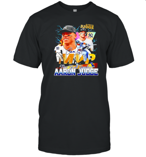 York Yankees Aaron Judge MVP Signature T-Shirt