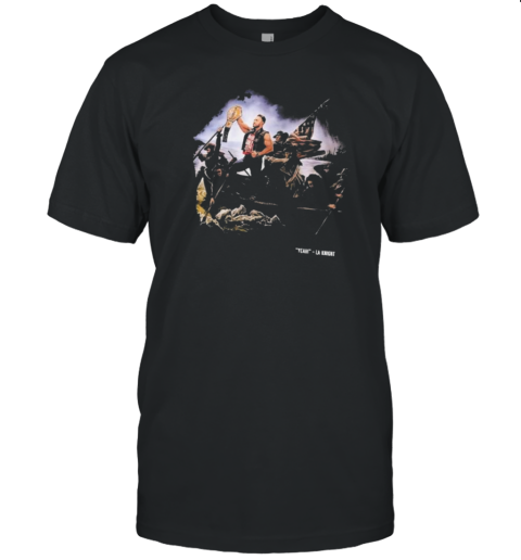 Official La Knight Crossing The Delaware T-Shirt