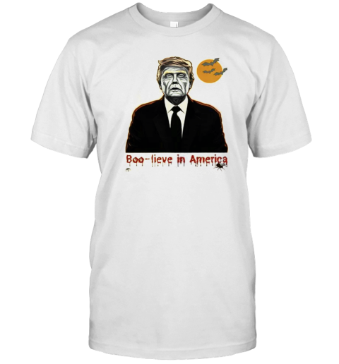 Trump Halloween Boo Lieve In America T-Shirt