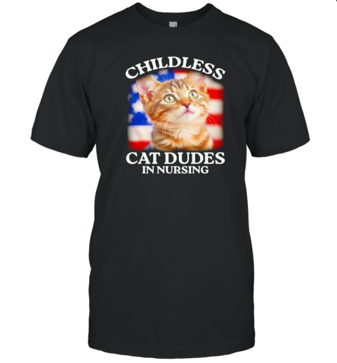 Childless Cat Dudes In Nursing T-Shirt