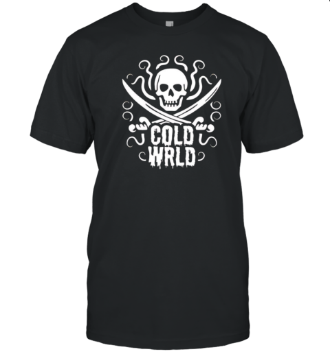 Korey Steed Cold Wrld Skull T-Shirt