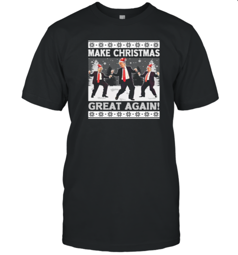 Make Christmas Great Again Trump Dancing 2024 T-Shirt