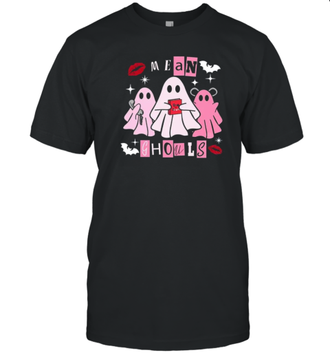 Mean Ghouls , Cute Ghost In October We Wear Pink T-Shirt