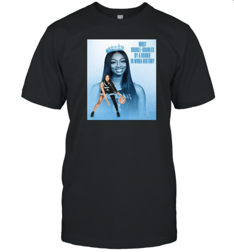 Original Angel Reese Most Double Doubles By A Rookie In WNBA History T-Shirt