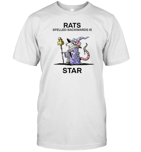 Original Rats Spelled Backwards Is Star T-Shirt