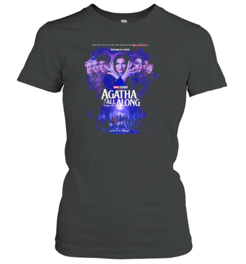 Agatha All Along Poster Releasing On Disney On September 18 Vintage T- Classic Women's T-shirt