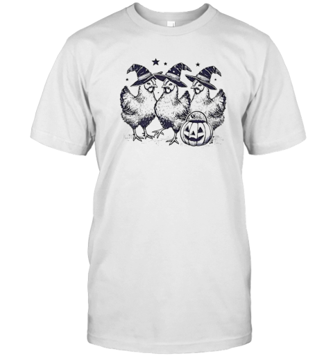 Chicken Witches Halloween T-Shirt