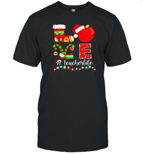 Christmas Love Teacherlife T-Shirt