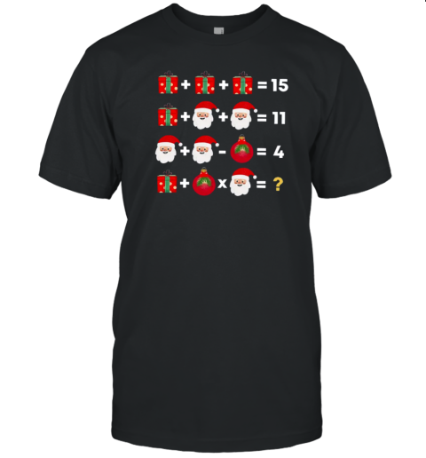 Christmas Mathematics Teacher T-Shirt