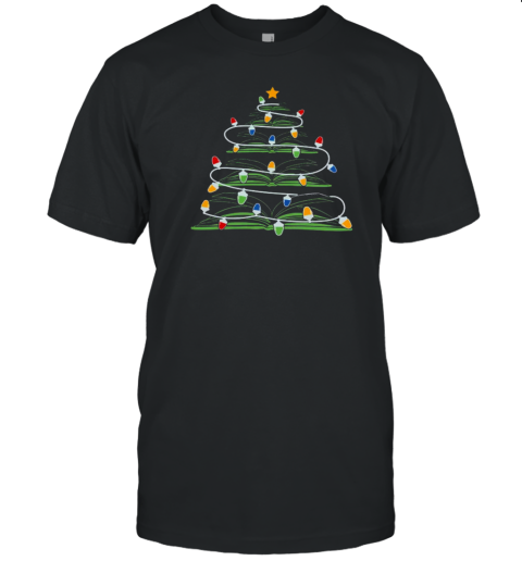 Christmas Tree Made Of Books Teacher T-Shirt