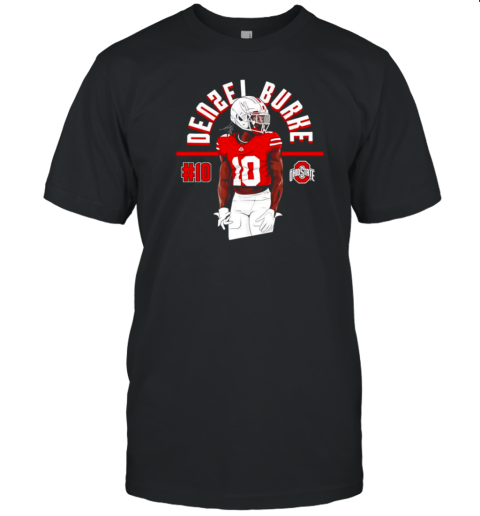 Denzel Burke Ohio State Buckeyes cartoon T-Shirt