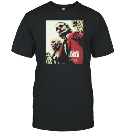 Joker Folie A Deux The World Is A Stage New Poster Releasing In Theaters On October 4 T- Classic Men's T-shirt