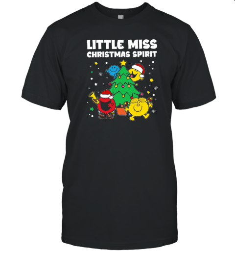 Little Miss Christmas Spirit Teacher T- Classic Men's T-shirt