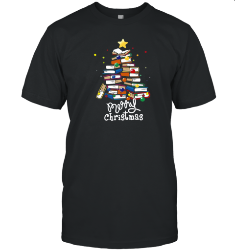 Merry Christmas Books T-Shirt