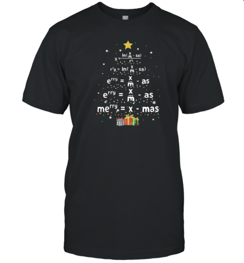 Merry Xmas Christmas Tree Teacher T-Shirt