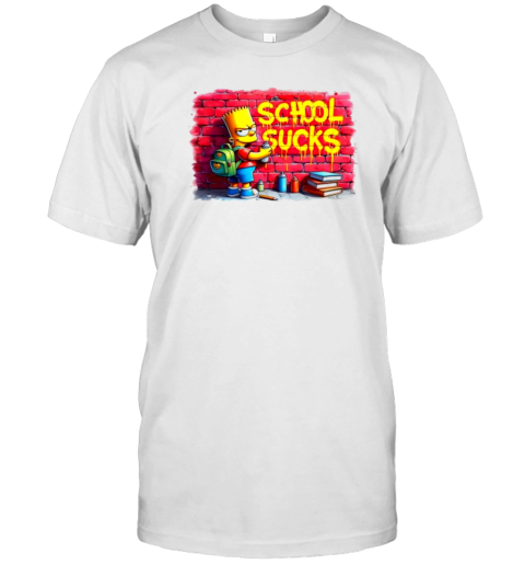 Simpson School Sucks Back To School T-Shirt