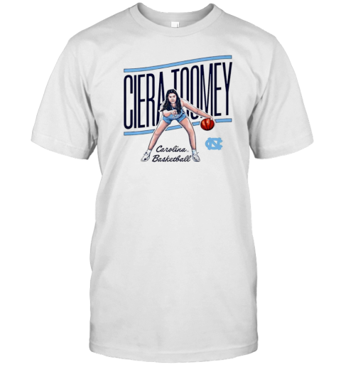 UNC Tar Heels Ciera Toomey Cartoon T-Shirt