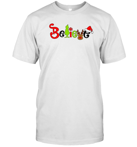 What A Merry Winter Believe Teacher T-Shirt