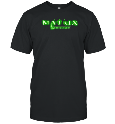 25Th Anniversary Poster For The Matrix Movie Returning To Theaters In September 19 And 22 2024 T- Classic Men's T-shirt