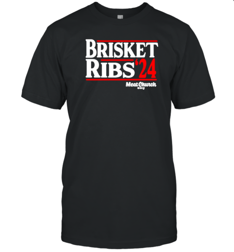 Brisket Ribs '24 Meat Church Bbq T-Shirt