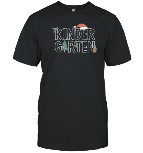 Christmas Vibes Kindergarten Teacher T-Shirt