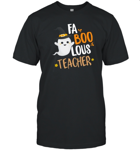 Floating Ghost Fa Boo Lous Teacher T-Shirt