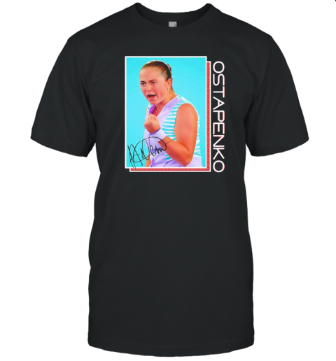 Jelena Ostapenko Card Signature T-Shirt