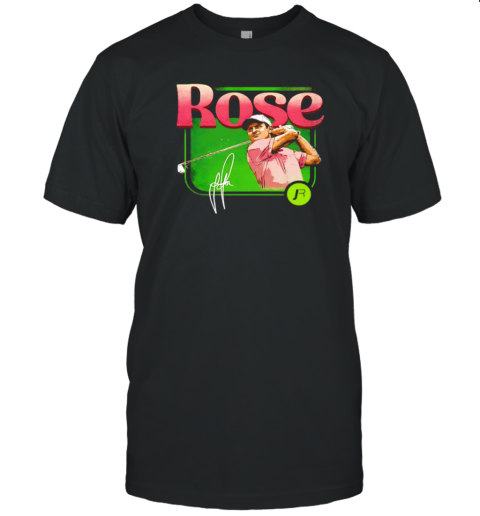 Justin Rose Swing Golf Player Signature T-Shirt