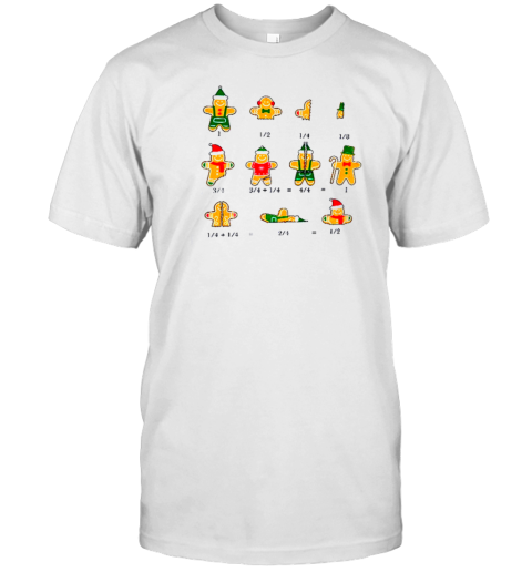 Learn Math With The Gingerbread Man Teacher T- Classic Men's T-shirt