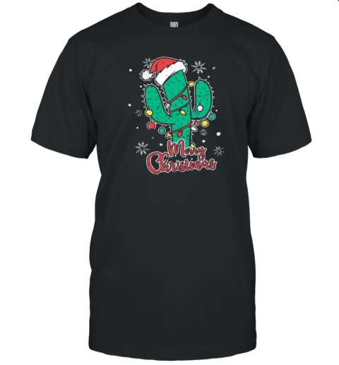 Merry Christmas Cactus Teacher T-Shirt