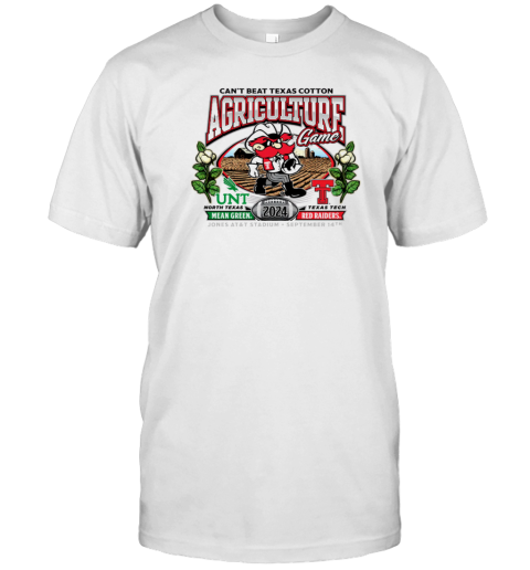 Texas Tech Vs University Of North Texas 2024 Celebrate Agriculture Gameday T-Shirt