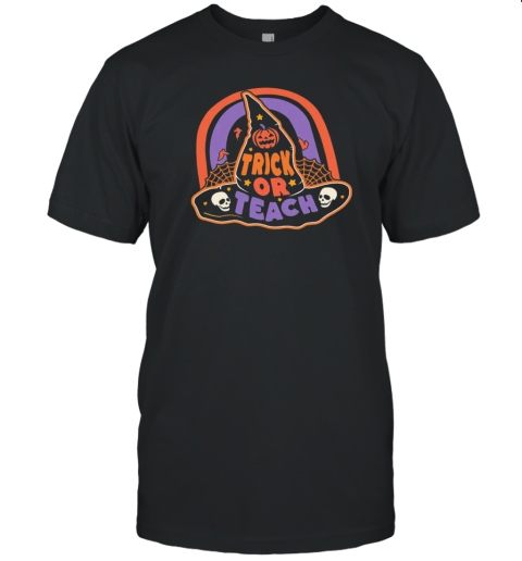 Trick Or Teach Magic Hat Teacher T-Shirt